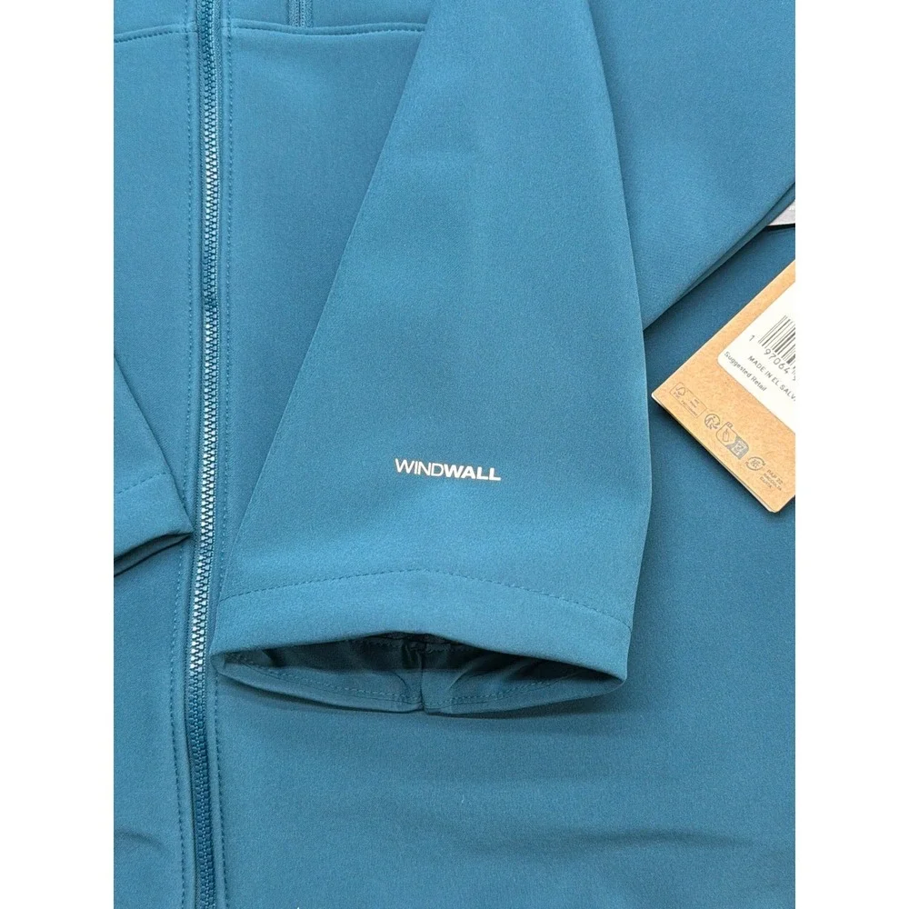 The North Face Mens XXL Windwall Soft Shell Jacket‎ Blue Moonlight Petrol